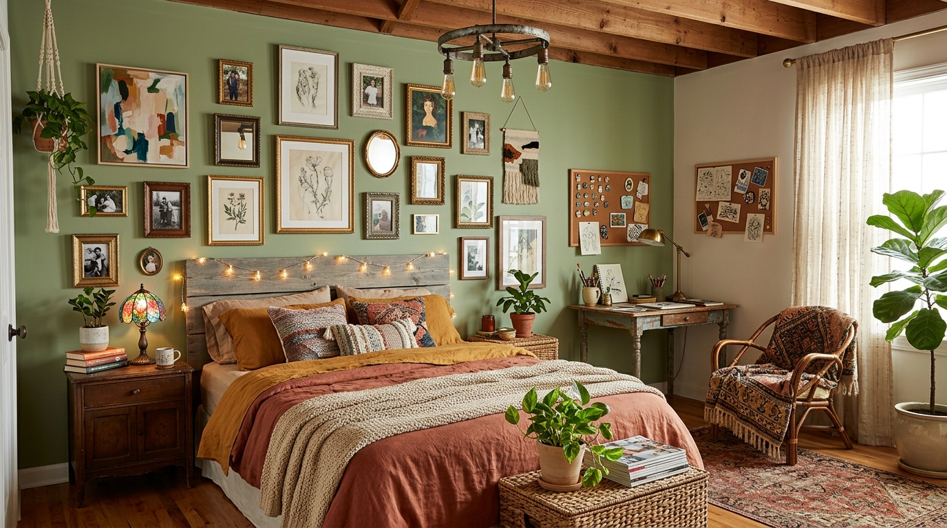 Add greenery for softness and life